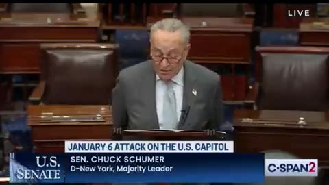 Jan 6 - Schumer Freaking Out About The Videos Being Shown