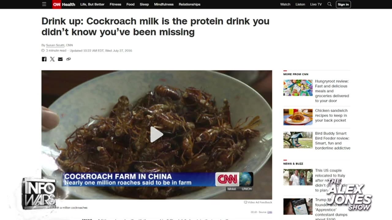 The NWO Wants To Feed You Crushed Roaches and Call It "Milk"