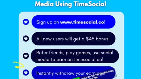 TimeSocial pays you to refer friends and play games. Peep this! CLICK LINK THE IN THE DESCRIPTION!