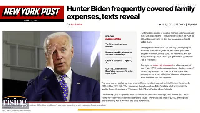 The Hill: Text Messages Show Hunter Biden Gave Joe ‘Half’ His Salary