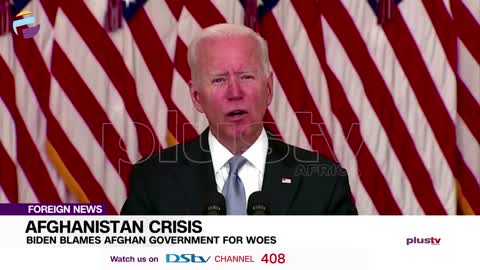 Biden Blames Afghan Government For Woes | FOREIGN
