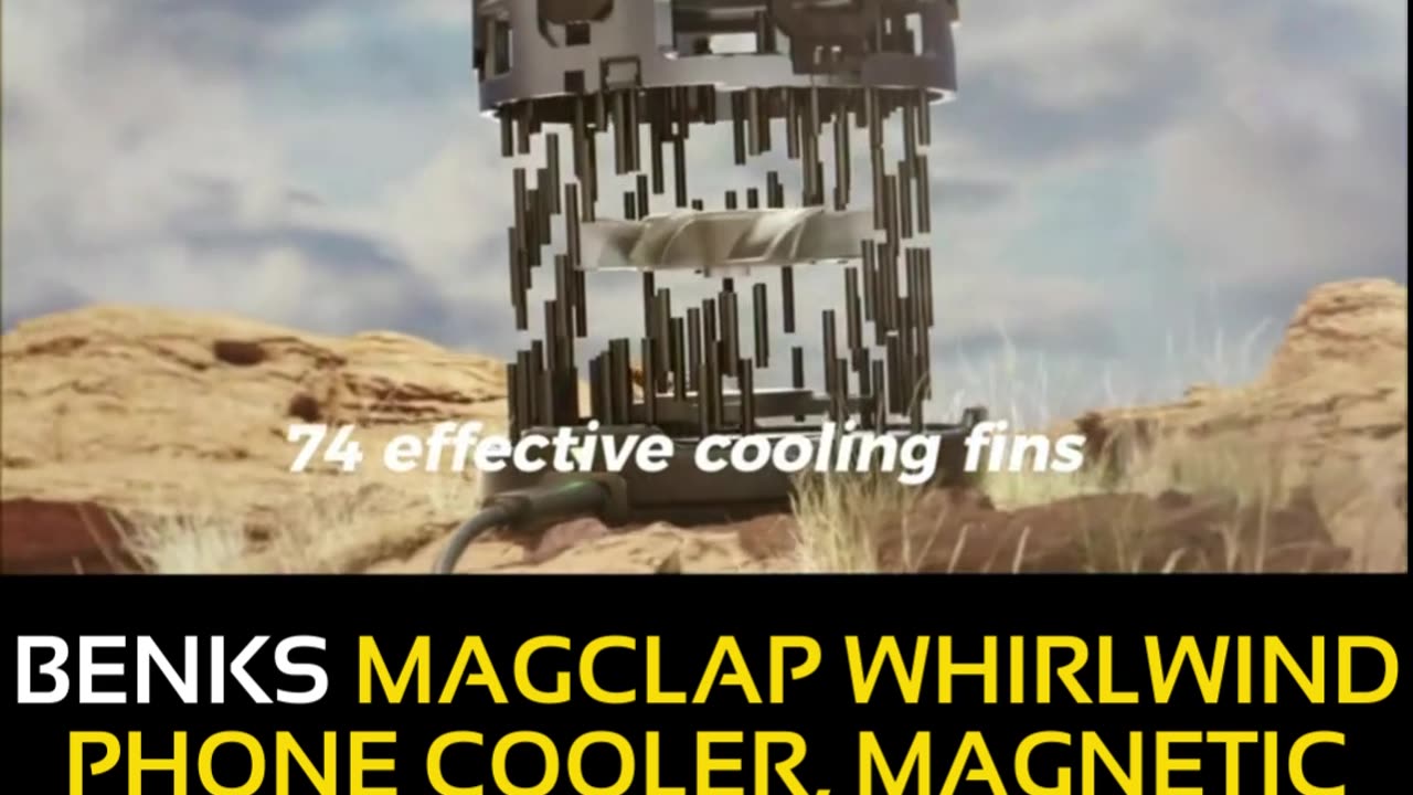 Say Goodbye to Overheating with BENKS MagClap Whirlwind Phone Cooler