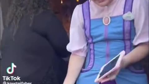 New Disney attraction - the mustached cross dresser