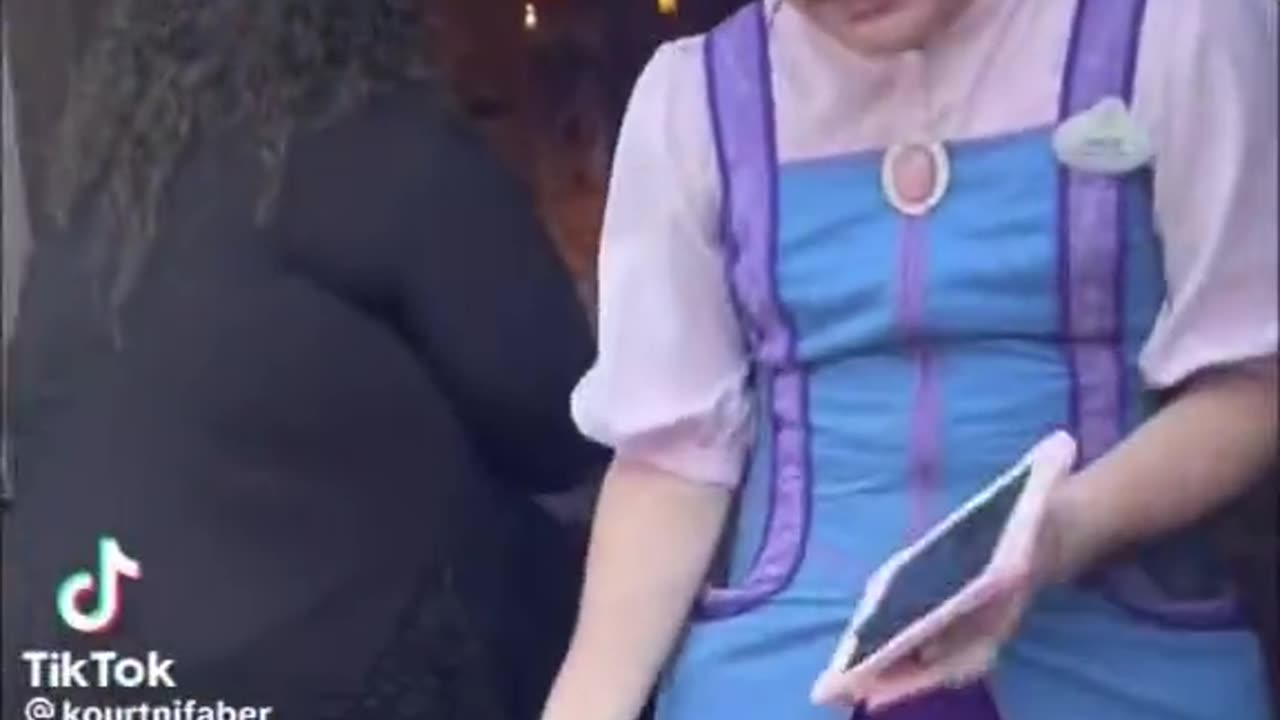 New Disney attraction - the mustached cross dresser