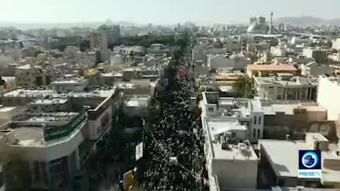 Massive. Millions of patriotic Iranians in 900 cities