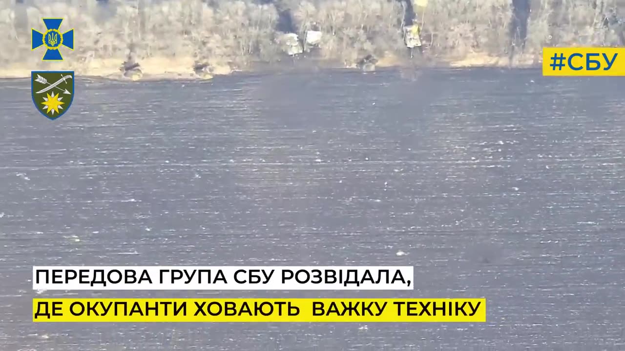 Enemy tanks in Luhansk