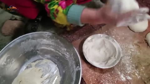 Making Tandoori Naan Village Style Village Life Afghanistan