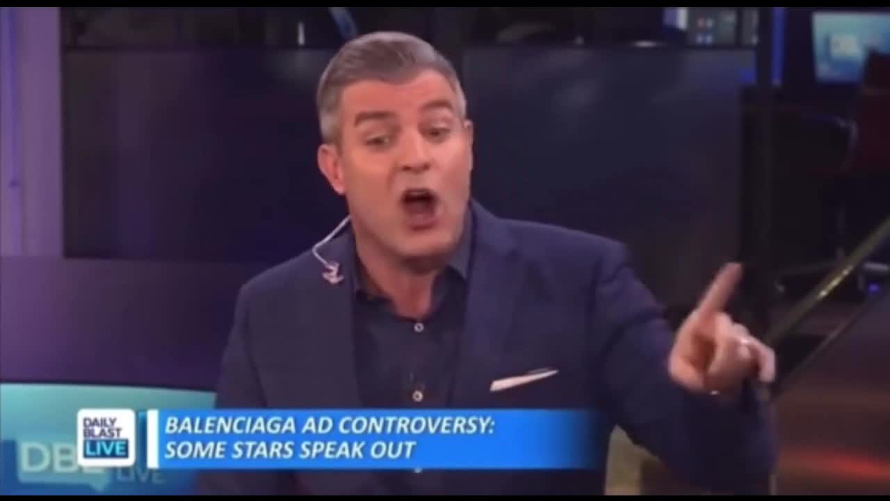 This Guy blasts Kim Kardashian on Live Tv for Protecting Balenciaga over Pedophile Content