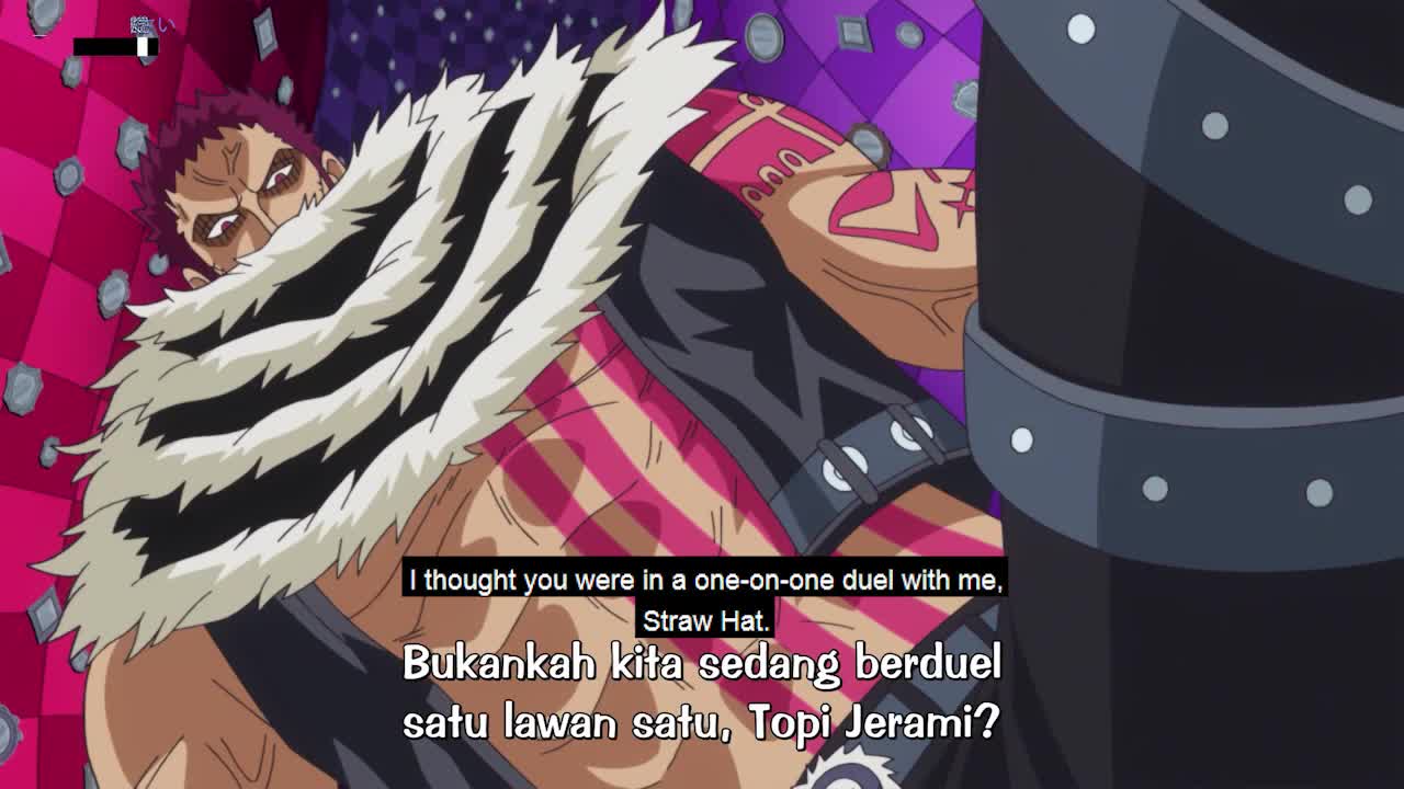 One Piece Epic Moment - Mugiwara No Luffy VS Katakuri Part 1