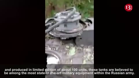 Russians display their modern T-90M Proryv tank worth $4.5m that has been struck