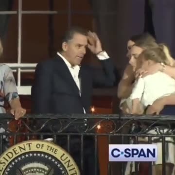 Hunter Biden High as a Kite - Fourth of July Celebration with the Biden’s 2023