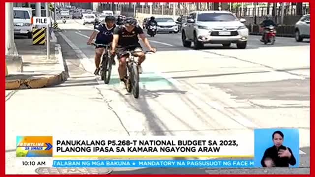 Panukalang P5.3-T national budgetsa2023, planong ipasa ng Kamara, Sept. 284