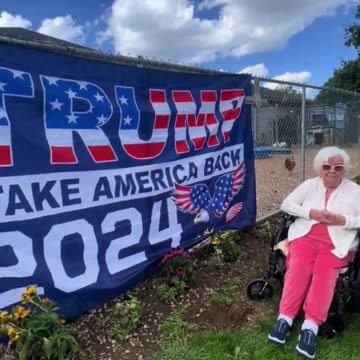 105-year-old Rosalie has a special message and support for Donald J. Trump.