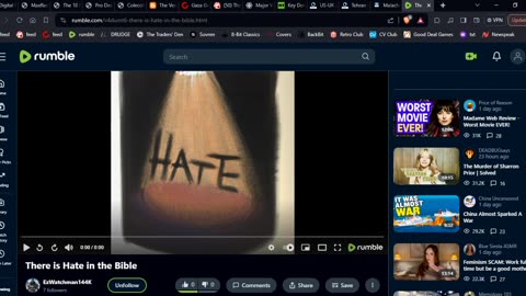 There is Hate in the Bible