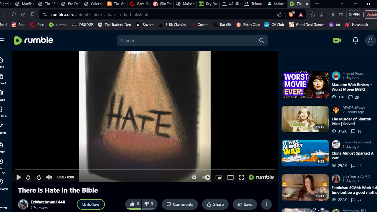 There is Hate in the Bible