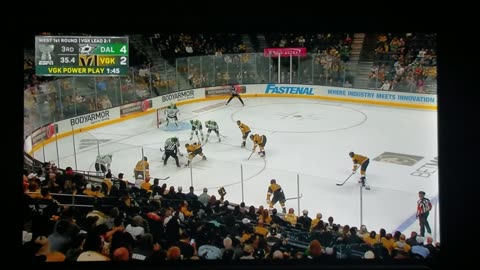 West 1st Round Game 4 - DAL vs VGK - Stars Win 4-2