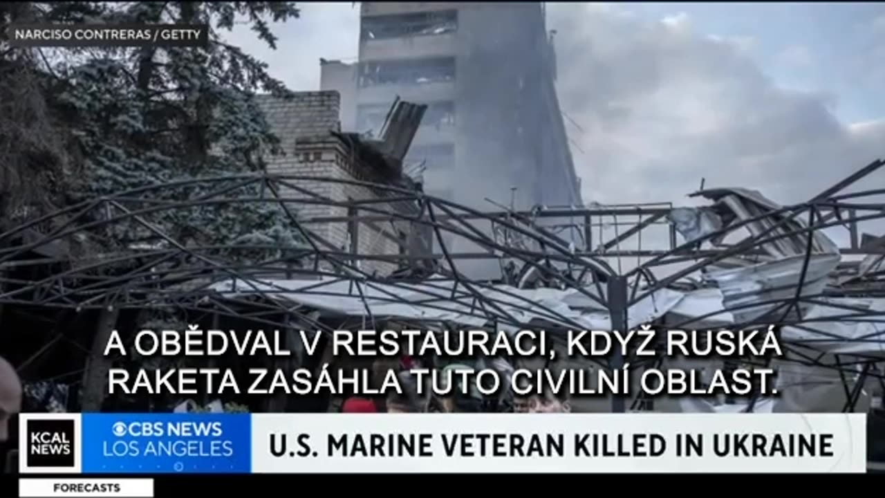 CBS - Při ruském útoku na restauraci v Kramatorsku zahynul žoldák USA Frank Tortorici