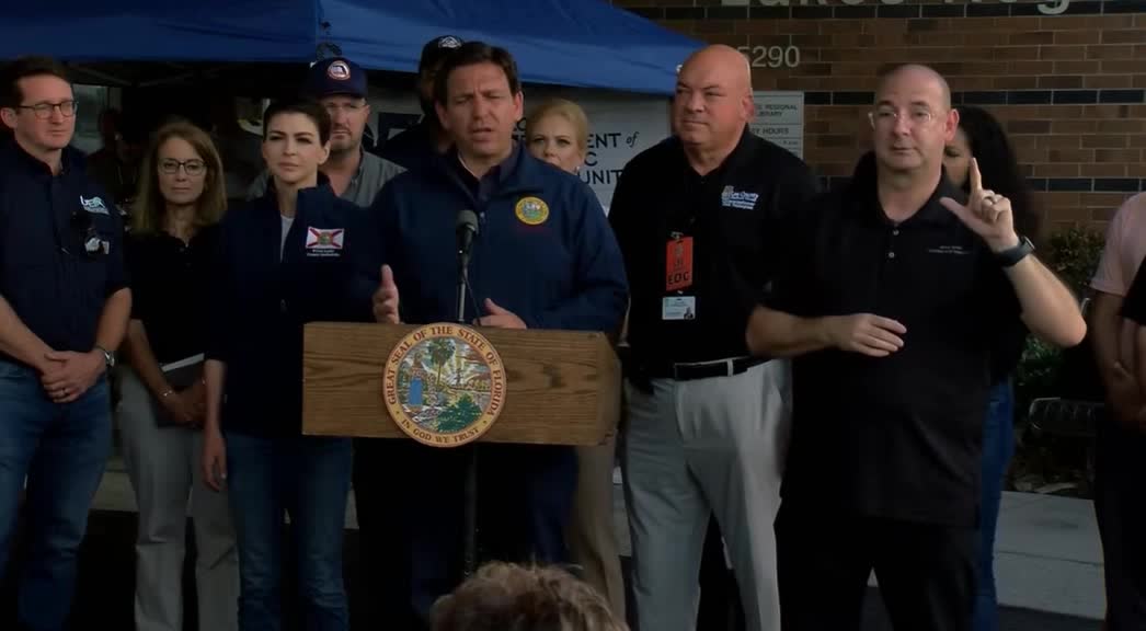 DeSantis says 3 of 4 looters arrested in wake of Hurricane Ian were illegals immigrants | 10/4/22