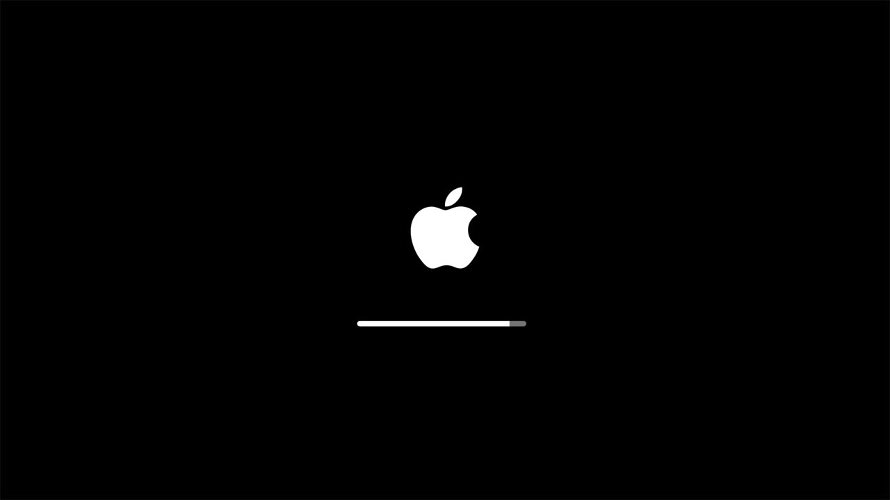 Fake Apple Updating Screen