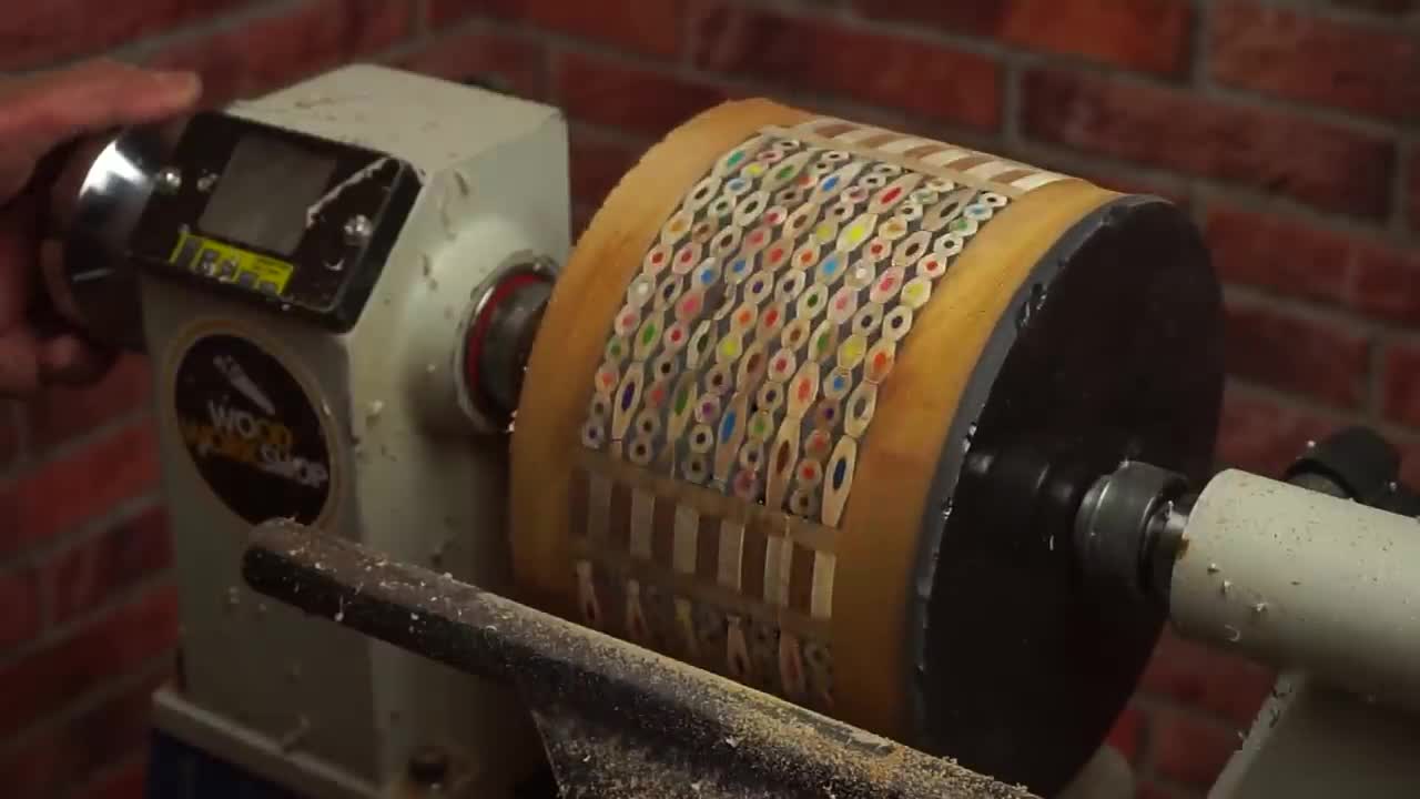 Woodturning - Stack of Pencils9