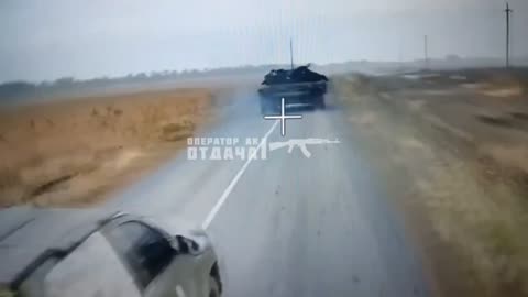 Russian "Prince Vandal" FPV Attacks an AFU Tank Near Cherkasskaya Konopelka