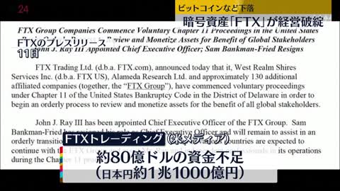 【経営破綻】「FTXトレーディング」が経営破綻 暗号資産の交換所を運営_1