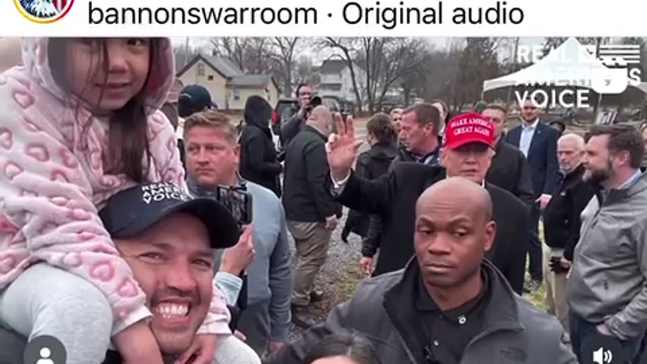 President Trump in Palestine, Ohio, February 22, 2023.