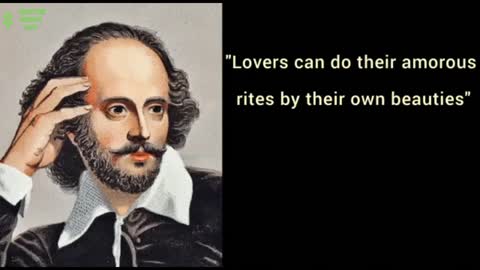 quotations from William Shakespeare (love life)