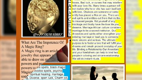 Voodoo Lost Love Spell Caster In Saulsville Township In South Africa Call +27782830887