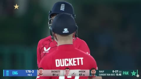 0:00 / 1:56 Harry Brook Scores Stunning Maiden Fifty | Pakistan vs England | 3rd T20I 2022