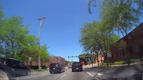 Motorcyclist Going to Fast Rear-Ends Truck with no Helmet