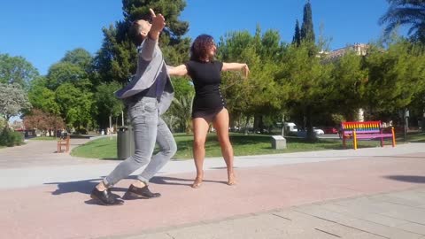 Dancing Belfast Style salsa in Spain