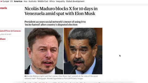 Jason W Chan's Take - Freedom Fighter: Maduro blocks Twitter/X in Venezuela