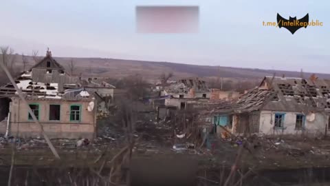 Solemn scenes from the recently captured Soledar, Donetsk Republic