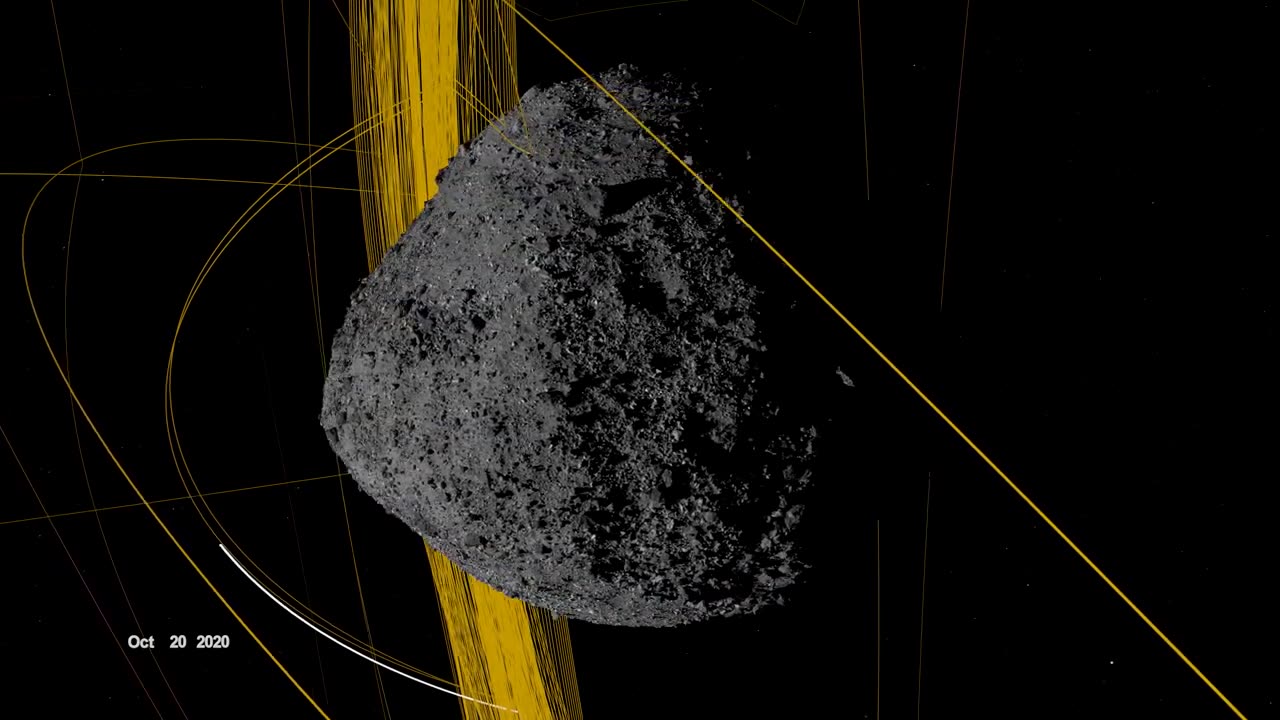 OSIRIS REx Slings Orbital Web Around Asteroid to Capture Sample