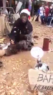 Homeless Man has it all figured out