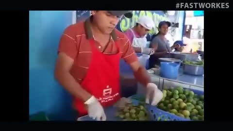 FASTEST LIME CUTTING 😱