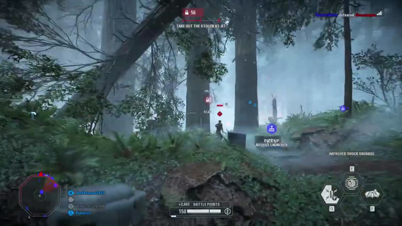 SWBF2: Galactic Assault Endor Galactic Empire Gameplay (Defending)