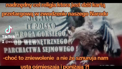 Moi Rodacy nie padajcie na kolana przed złotoustymi lisami oni nie mają Myśli Polskiej w sercu