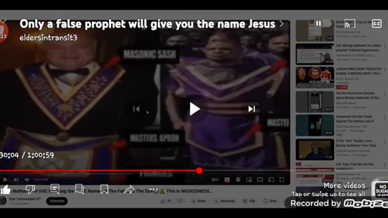 RE_Only a FALSE PROPHET would give you the name JC Pt 2