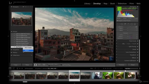 Adobe Lightroom Applying Presets Chapter 12