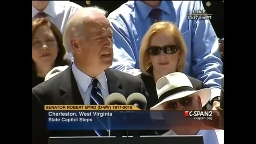 Vice President Joe Biden Eulogizes Former KKK Member, Robert Byrd - July 2, 2010