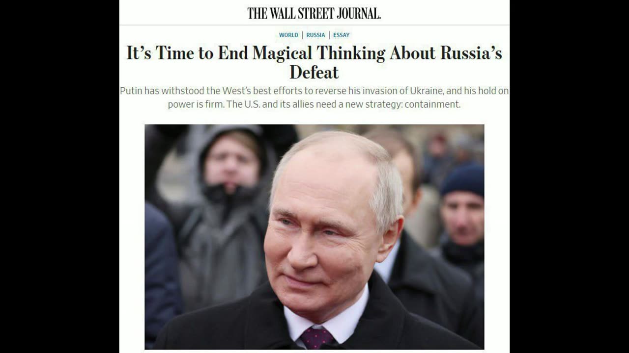 "It's Time to Stop the Magical Speculation About Russia's Defeat."