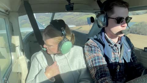 Airplane Door Comes Open During Takeoff