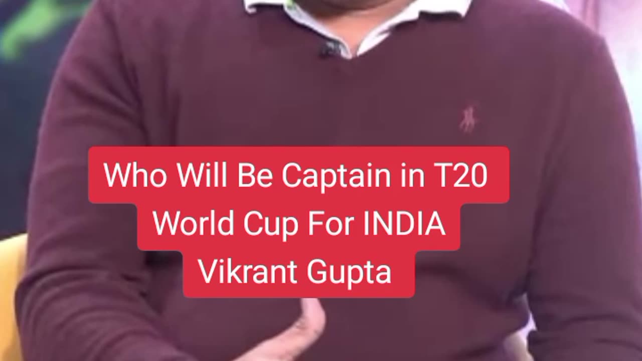 Who Will Be captain in T20 World Cup For India