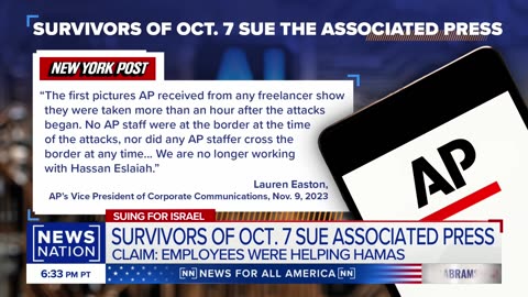 SURVIVORS OF OCT 7 SUE ASSOCIATED PRESS