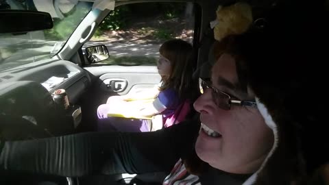 Dad embarrasses daughter at school with beaver hat