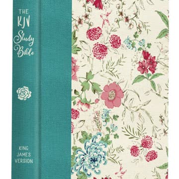 King James Version Study Bible (Wildflower Bouquet) Hardcover