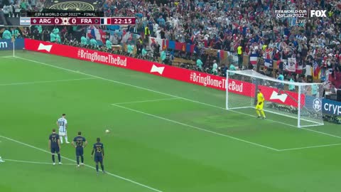 Lionel Messi scores first World Cup final goal for Argentina 2022 FIFA World Cup