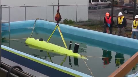 INTERNATIONAL SUBMARINE ENGINEERING (ISE) R&D Explorer AUV Pool Test